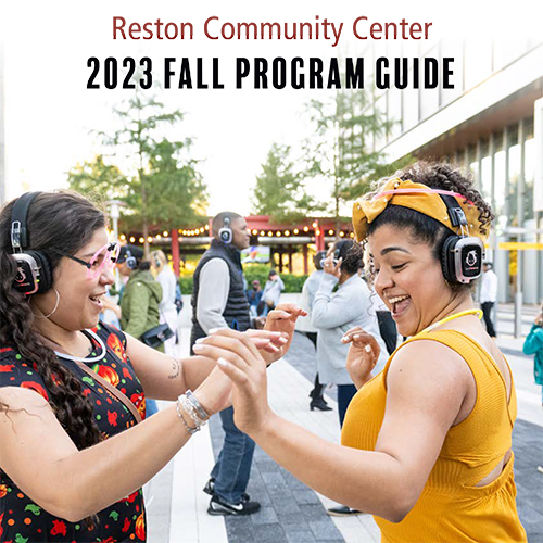 Cover of the 2023 Fall Guide with people dancing